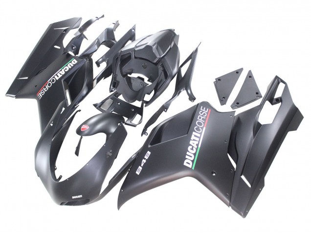 Großhandel Ducati 848 Motorrad Verkleidung 2007-2014 - Matt Grau