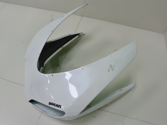 Großhandel Ducati 848 Motorrad Verkleidung 2007-2014 - Weiss Matt Schwarz