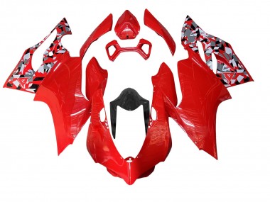 Großhandel Ducati Panigale 899/1199 Motorrad Verkleidung 2011-2014 - Rot Grau Schwarz