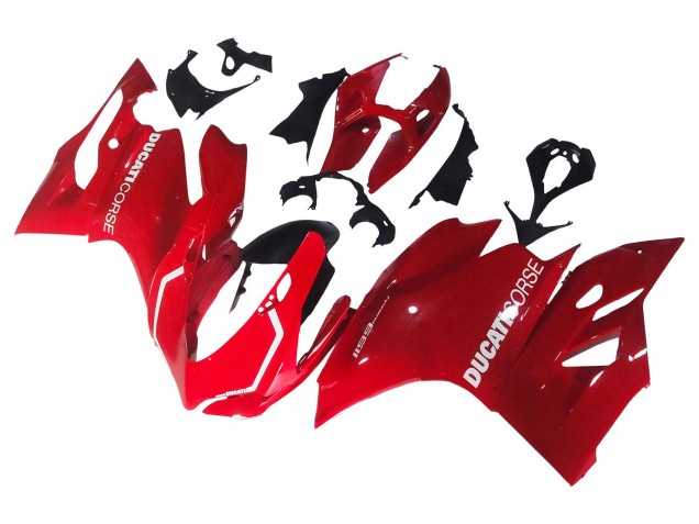 Großhandel Ducati 1199 Motorrad Verkleidung 2011-2014 - Rot