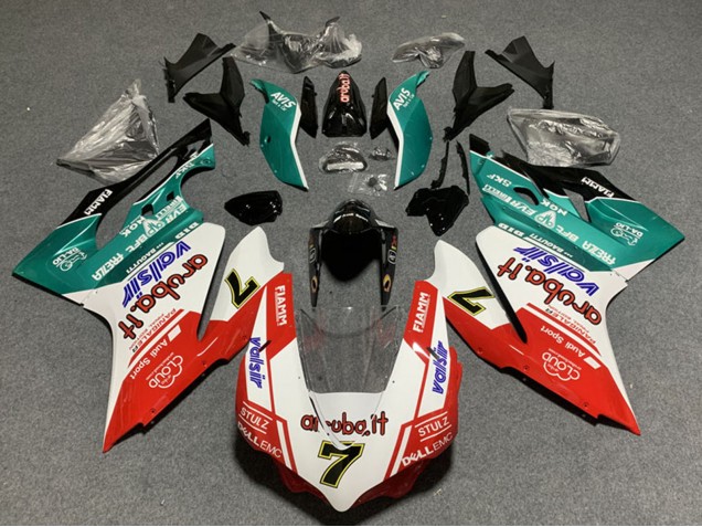 Großhandel Ducati Panigale 899/1199 Motorrad Verkleidung 2011-2014 - Weiss Rot Grun Glanzendes Schwarz Avis Valsir 7
