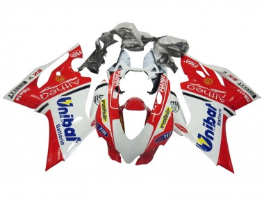 Großhandel Ducati Panigale 899/1199 Motorrad Verkleidung 2011-2014 - Weiss Rot Blau Valsir Fiamm