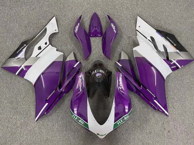 Großhandel Ducati 959/1299 Motorrad Verkleidung 2015-2020 - Lila Weiss Glanzendes Schwarz Flex-Box