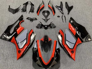 Großhandel Ducati 959 Motorrad Verkleidung 2015-2020 - Silber Rot Glanzendes Schwarz