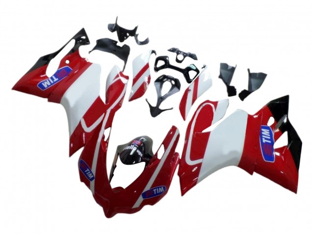 Großhandel Ducati 959/1299 Motorrad Verkleidung 2015-2020 - Weiss Rot Glanzendes Schwarz Tim