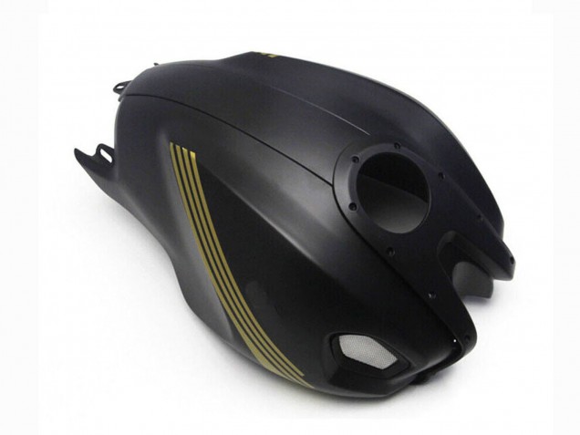 Großhandel Ducati Monster 696 796 1100 1100S Motorrad Verkleidung 2008-2012 - Matt Schwarz Gold