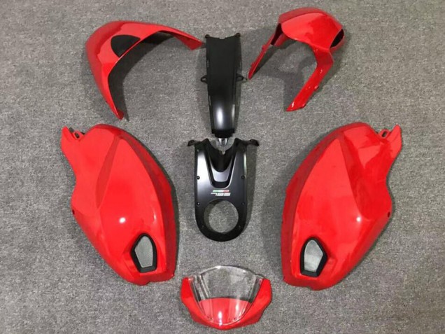 Großhandel Ducati Monster 696 796 1100 1100S Motorrad Verkleidung 2008-2012 - Rot