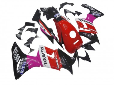 Großhandel Honda CBR125R Motorrad Verkleidung 2002-2006 - Rosa Weiss Rot Glanzendes Schwarz Repsol Michelin