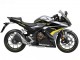 Großhandel Honda CBR500R Motorrad Verkleidung 2022-2023 - Silber Gelb Glanzendes Schwarz