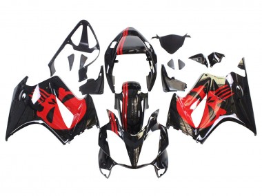 Großhandel Honda VFR 800 Motorrad Verkleidung 2002-2013 - Glanzendes Schwarz Rot