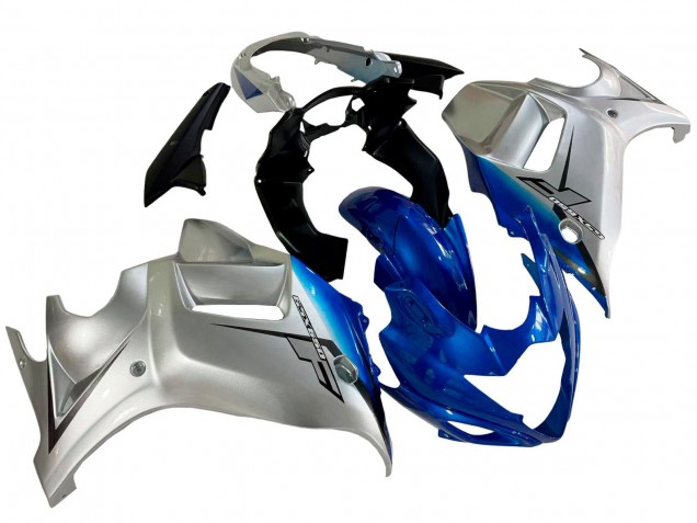 Großhandel Suzuki GSX650F Motorrad Verkleidung 2008-2013 - Silber Blau
