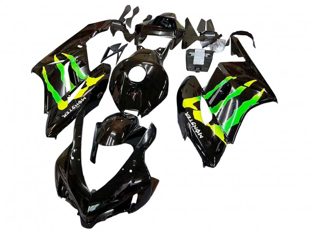 Großhandel Honda CBR1000RR Motorrad Verkleidung 2004-2005 - Glanzendes Schwarz Gelb Grun Monster