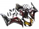 Großhandel Honda CBR1000RR Motorrad Verkleidung 2006-2007 - Glanzendes Schwarz Gelb Rot Flamme