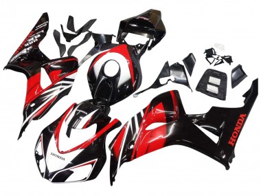 Großhandel Honda CBR1000RR Motorrad Verkleidung 2006-2007 - Rot Glanzendes Schwarz