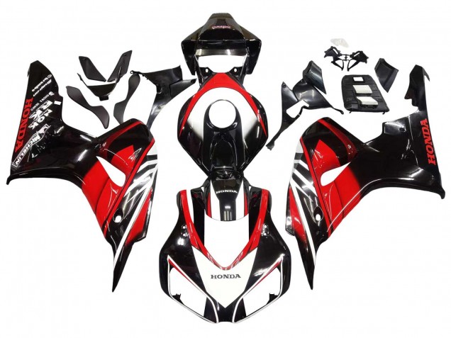 Großhandel Honda CBR1000RR Motorrad Verkleidung 2006-2007 - Rot Glanzendes Schwarz