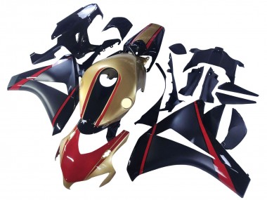 Großhandel Honda CBR1000RR Motorrad Verkleidung 2008-2011 - Gold Rot Glanzendes Schwarz