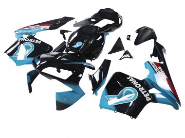 Großhandel Honda CBR600RR Motorrad Verkleidung 2003-2004 - Hellblau Rot Glanzendes Schwarz Dunlop