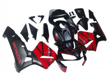 Großhandel Honda CBR600RR Motorrad Verkleidung 2003-2004 - Rot Glanzendes Schwarz Matt Schwarz