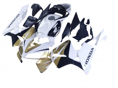Großhandel Honda CBR600RR Motorrad Verkleidung 2005-2006 - Gold Weiss Schwarz