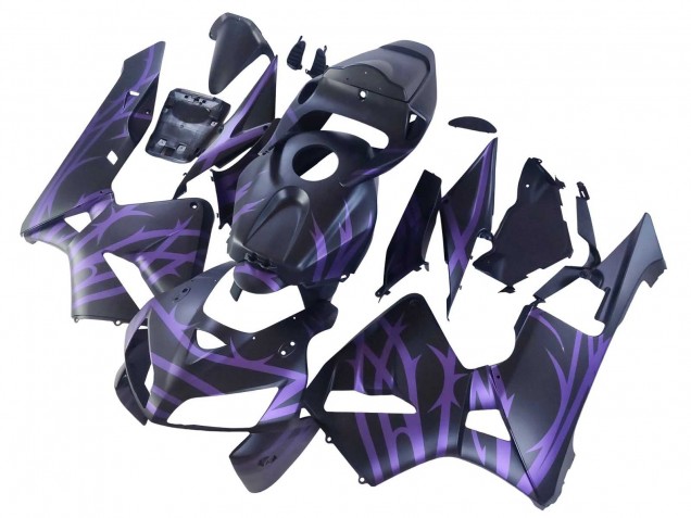 Großhandel Honda CBR600RR Motorrad Verkleidung 2005-2006 - Matt Schwarz Lila