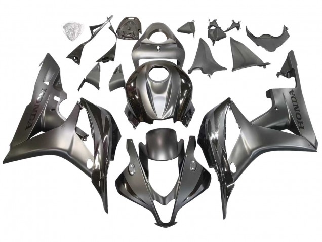 Großhandel Honda CBR600RR Motorrad Verkleidung 2007-2008 - Silber Glanzendes Schwarz