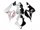 Großhandel Honda CBR600RR Motorrad Verkleidung 2007-2008 - Weiss Cherry Blossom Glanzendes Schwarz Geteiltes