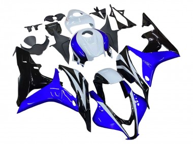 Großhandel Honda CBR600RR Motorrad Verkleidung 2007-2008 - Weiss Blau Glanzendes Schwarz