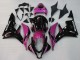 Großhandel Honda CBR600RR Motorrad Verkleidung 2007-2008 - Rosa Glanzendes Schwarz Rennen