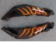 Großhandel Honda CBR600RR Motorrad Verkleidung 2007-2008 - Glanzendes Schwarz Orange Flamme