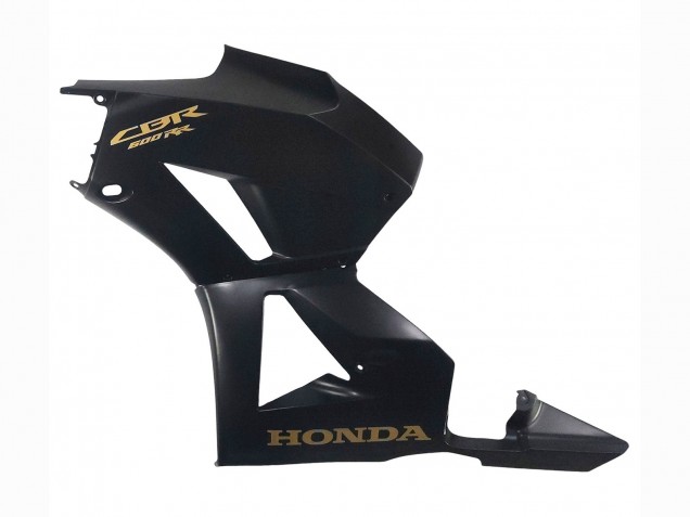 Großhandel Honda CBR600RR Motorrad Verkleidung 2013-2023 - Matt Schwarz Gold Aufkleber