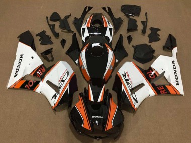 Großhandel Honda CBR600RR Motorrad Verkleidung 2013-2026 - Weiss Orange Glanzendes Schwarz Repsol