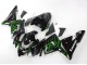 Großhandel Kawasaki ZX10R Motorrad Verkleidung 2004-2005 - Schwarz mit Gruner Flamme Ninja
