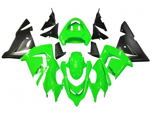 Großhandel Kawasaki ZX10R Motorrad Verkleidung 2004-2005 - Grun Schwarz Ninja