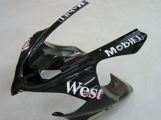Großhandel Kawasaki ZX10R Motorrad Verkleidung 2004-2005 - Weiss Schwarz West Ninja