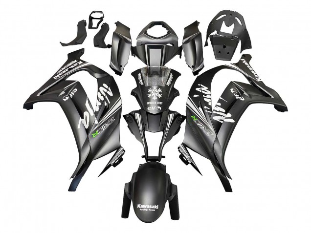 Großhandel Kawasaki ZX10R Motorrad Verkleidung 2011-2015 - Matt Schwarz Grun Elf