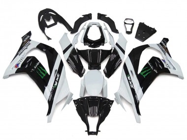 Großhandel Kawasaki ZX10R Motorrad Verkleidung 2011-2015 - Weiss Glanzendes Schwarz Grun Monster