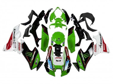 Großhandel Kawasaki ZX10R Motorrad Verkleidung 2021-2025 - Grun Schwarz Weiss Rot Blau Showr Elf Monster