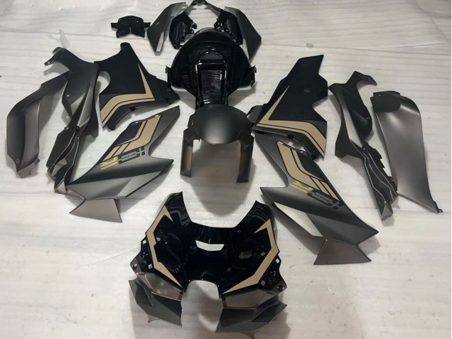 Großhandel Kawasaki ZX10R Motorrad Verkleidung 2021-2025 - Matt Schwarz Glanzendes Schwarz Braun