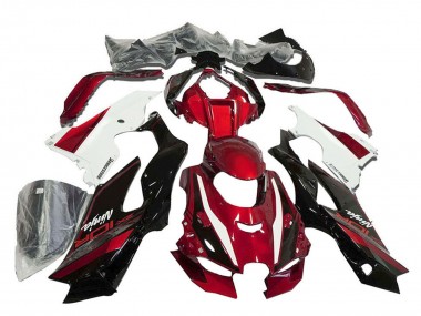 Großhandel Kawasaki ZX10R Motorrad Verkleidung 2021-2025 - Rot Weiss Glanzendes Schwarz