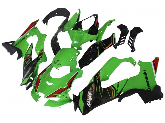 Großhandel Kawasaki ZX10R Motorrad Verkleidung 2021-2025 - Grun Schwarz Rot