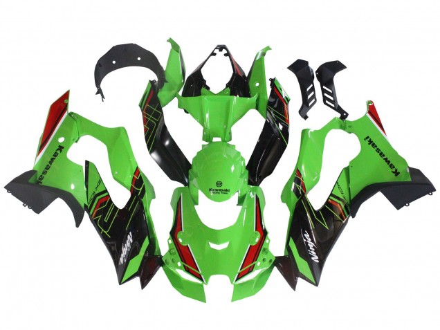 Großhandel Kawasaki ZX10R Motorrad Verkleidung 2021-2025 - Grun Schwarz Rot