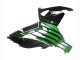 Großhandel Kawasaki ZX14R ZZR1400 Motorrad Verkleidung 2012-2024 - Grun Glanzendes Schwarz Streifen