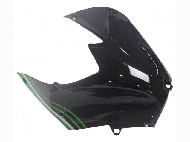 Großhandel Kawasaki ZX14R ZZR1400 Motorrad Verkleidung 2012-2024 - Grun Glanzendes Schwarz Streifen