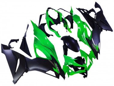 Großhandel Kawasaki ZX6R Motorrad Verkleidung 2019-2022 - Grun Matt Schwarz