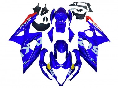 Großhandel Suzuki GSXR 1000 Motorrad Verkleidung 2005-2006 - Blau Gelb Weiss Rot Motul