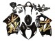Großhandel Suzuki GSXR 1300 Hayabusa Motorrad Verkleidung 1996-2007 - Glanzendes Schwarz Gold Hayabusa