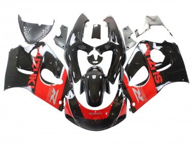 Großhandel Suzuki GSXR 600 / GSXR 750 Motorrad Verkleidung 1996-2000 - Schwarz Rot