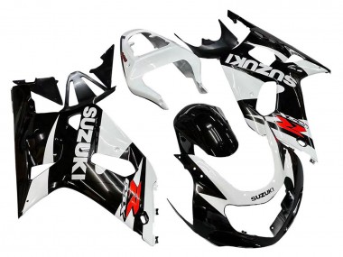 Großhandel Suzuki GSXR 600 / GSXR 750 Motorrad Verkleidung 2001-2003 - Weiss Glanzendes Schwarz Rot