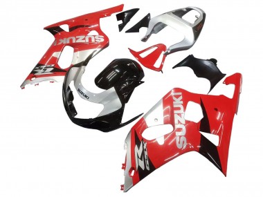 Großhandel Suzuki GSXR 600 / GSXR 750 Motorrad Verkleidung 2001-2003 - Rot Weiss Glanzendes Schwarz