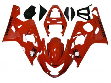 Großhandel Suzuki GSXR 600 / GSXR 750 Motorrad Verkleidung 2004-2005 - Rot Schwarz